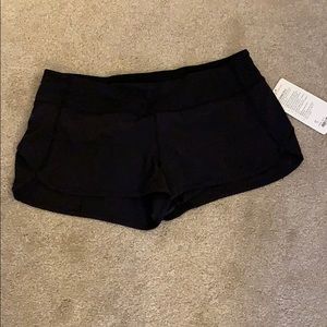 NWT lululemon black shorts size 10